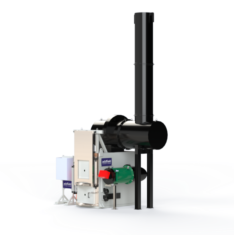 Cladded Addfield A50 IC 1 Pet Cremator with Addfield Cremations Plaque