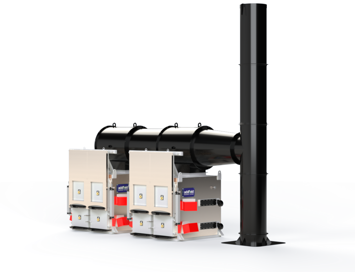 Cladded Addfield A50 IC 1 Pet Cremator with Addfield Cremations Plaque