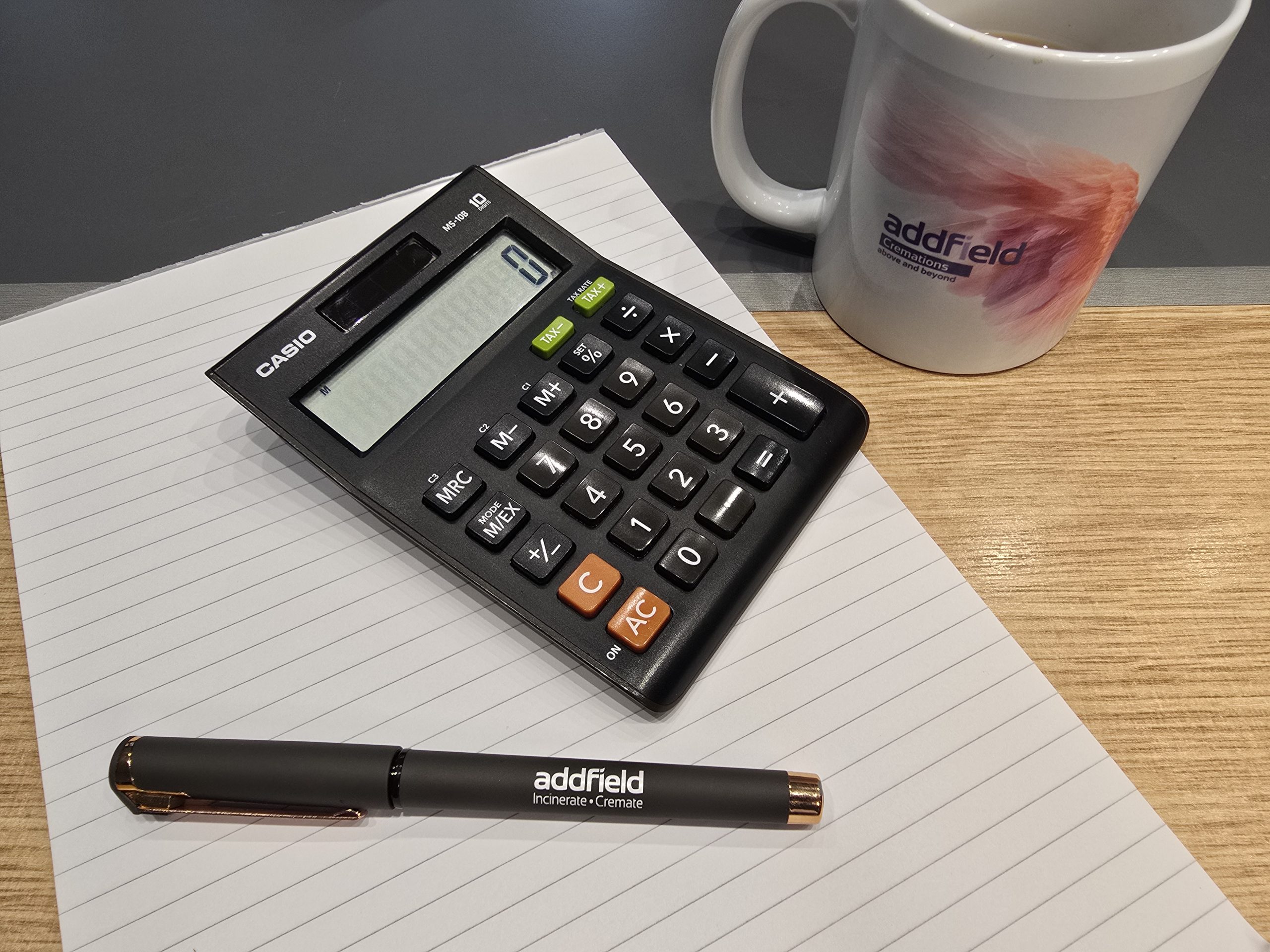 Human Cremation ROI calculator and pad