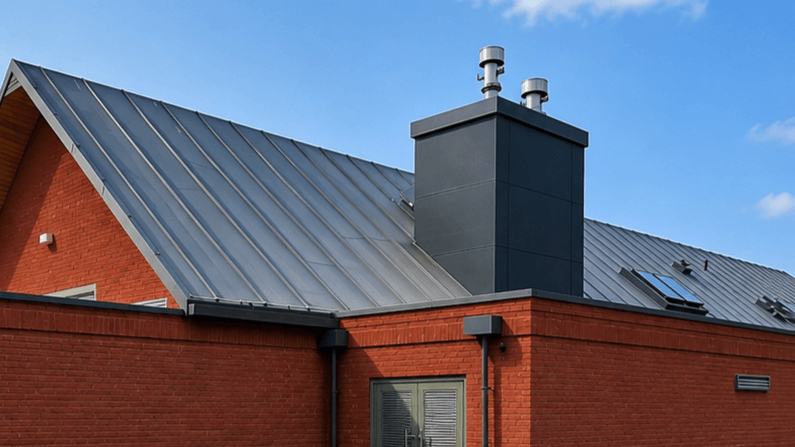 By Pass Chimney and Main Chimney Shown On Addfield Human Cremator